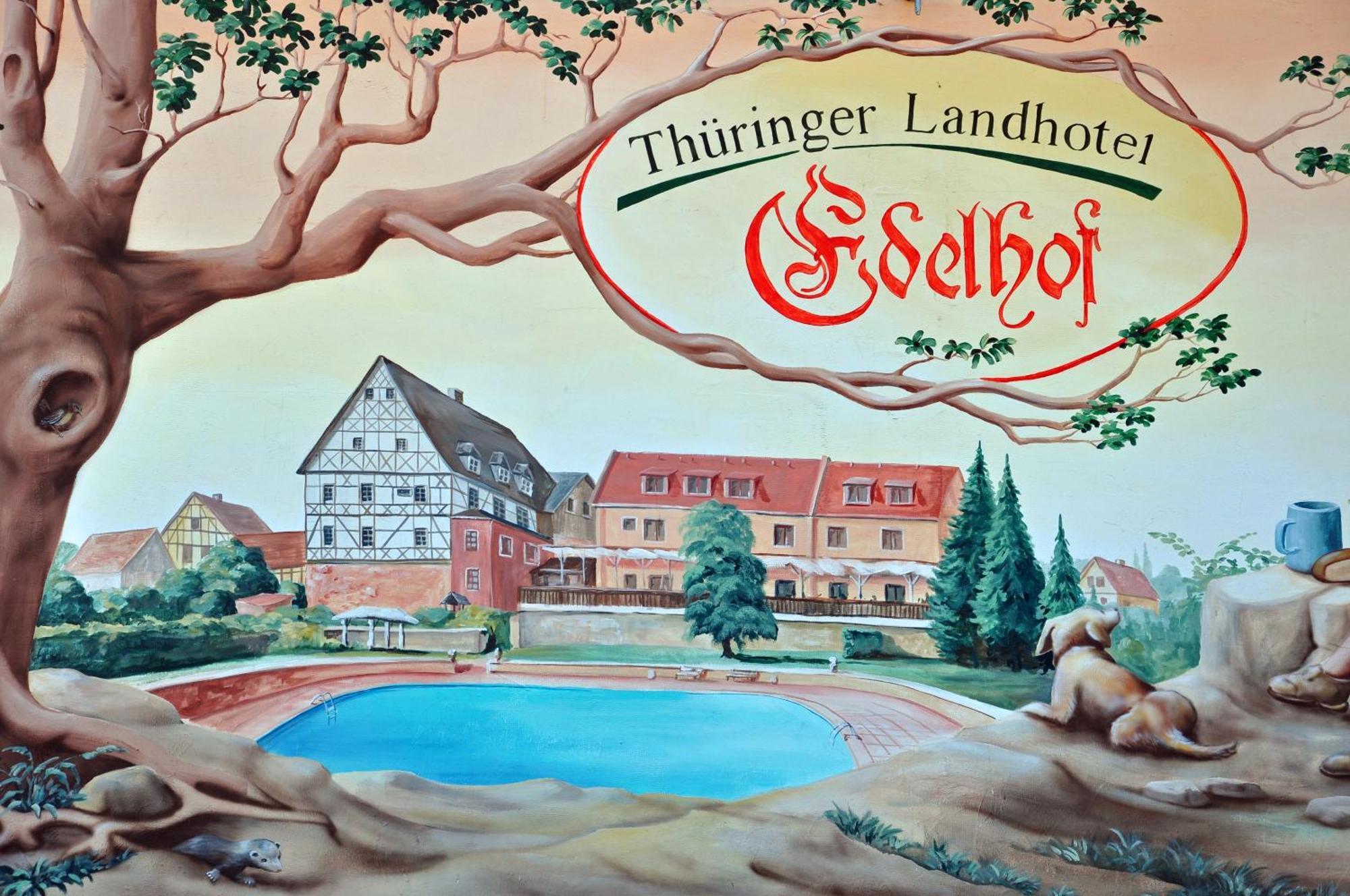 Landhotel Edelhof Uhlstädt Exterior foto