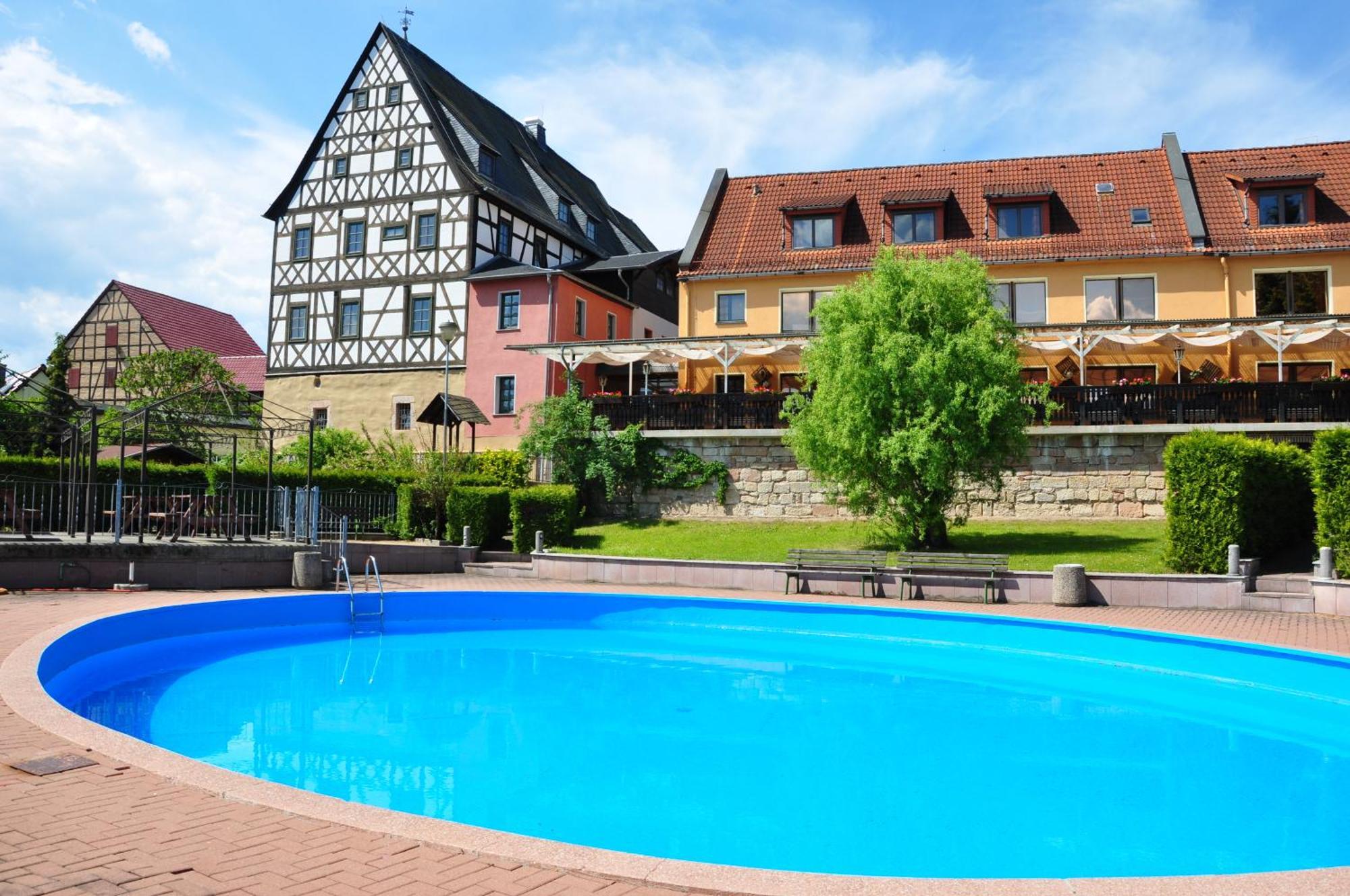 Landhotel Edelhof Uhlstädt Exterior foto